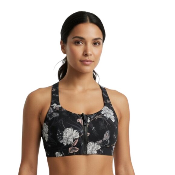 VICTORIA'S SECRET 34D Incredible Knockout Ultra Max Sport Bra High Impact Zip - Picture 1 of 13